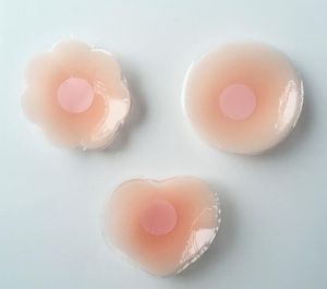 Nova atualização Mulheres Silicon almofadas Invisible mama Capuz Flor do coração Rodada pétalas Pad Silicon bra Frete grátis