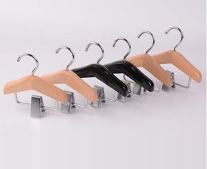 Mini Wood Hair Extensions Hanger Rack Men Tie Clip Pet Clothes Dress Trouser Hanger 50pcs/lot