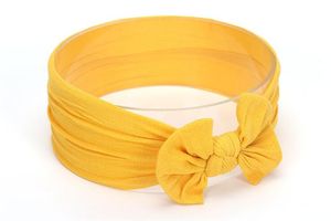 18Colors Bohemian Children's Hairband Headband Baby Nylon Strumpor Bow Wide Headbands Headwrap Gratis Ship 100