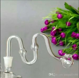 Double bubble m glass boiler Glass bongs Oil Burner Glass Water Pipes Oil Rigs Smoking Free