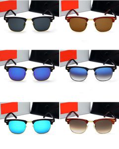 Luksusowy projektant okulary przeciwsłoneczne Metalowe okulary Klasyczne styl Mężczyźni Okulary Kobiety Słońce Okulary UV400 Unisex z oryginalnym pudełkiem