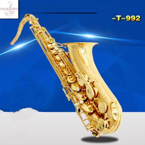 Bästa QualityMusic Instrument Yanagisawa Ny T-992 B-Flat Tenor Saxofon Professionell Playing
