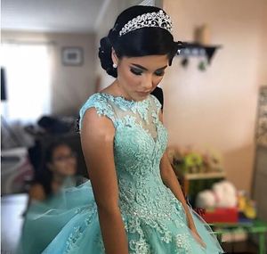 Appliques Beaded Quinceanera Dresses Sweet 15 Floor Length Women's Evening Prom Party Celebrity Red Carpet Catwalk Special Occasion Gowns