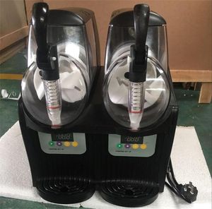 더블 탱크 슬러시 기계 2.5L 아이스크림 메이커 300W 눈 녹는 기계 상업 스무디 라티 따 기계 아이스 Slusher