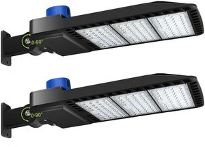 100W 150W 200W 300Wled Parking Lighting - Adjuberat med fotocell Slip Montterarm Monterad LED parkeringsplatsljus 19500LM 5000K