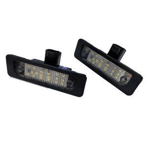 Registreringsskylt LED -ljus Vit färgbelysning Auto biltillbehör