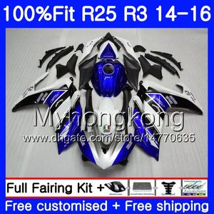 ヤマハYZF R3 R25 YZF-R3 YZFR25 14 15 17 17 240hm.8 YZF-R25 R 25 yzfr3白青株2015 2015 2016 2017 2017フェアリングキット