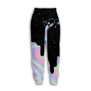 Space Galaxy Milk Tropf 3D -Druck Frauen Männer Joggerhose Y02