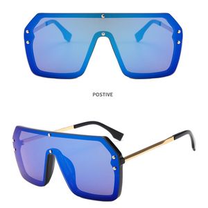 Moda óculos de sol unisex designer um pedaços homens goggles lentes coloridas vintage shield 8 cores atacado