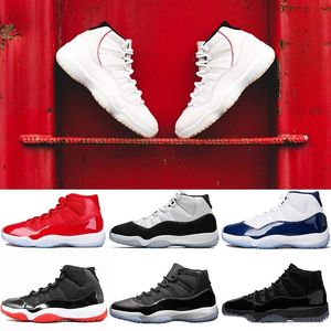 air jordan 2019 Mais Recente Versão Autêntica 11 Tinta De Platina Homens 11S Número Retro 45 Sapatilhas De Basquete Real De Fibra De Carbono Sneakers retro Retros