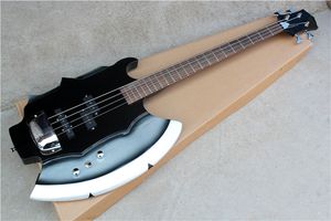 Fabrika Özel 4-String Axe Elektrik Bas Gitar Gülağacı klavye, Krom Donanım, 21 Perde, Teklif Özelleştirilmiş
