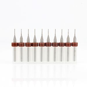 Freeshipping 100pcs / set Carbide Drill Bits Set 0.8mm Tungsten Stålblad CNC / PCB graverings Bitverktyg Tryckt kretskort Metallborrning