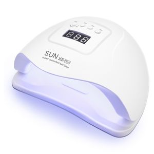 SUN X5 Além disso LED lâmpada UV para unhas Secador de prego lâmpada para Manicure Gel Luz Secagem Lâmpadas para todo tipo de Gel Polish LY191228