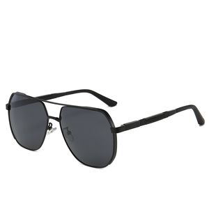 Роскошные мужские солнцезащитные очки черное золото / серые затененные солнцезащитные очки UV 400 на открытом воздухе Очки высочайшее качество новое с коробкой