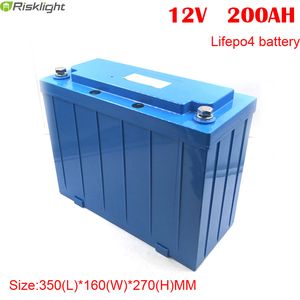 Deep Cycle Life Rechargeable Battery 12v 200Ah Lifepo4 Battery Pack For Solar Power Storage System