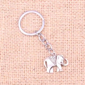 25 * 21mm elefante KeyChain, gioielli fatti a mano di Dropship del regalo del partito del portachiavi del metallo di nuovo modo