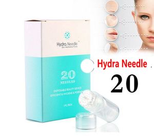 Stredi di fabbrica Hydra Aghle 20 Aqua Micro Channel Mesoterapia Titanio Gold Aghi Fine Touch Sistema Derma Stamp Applicatore CE