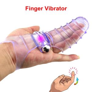 2019 New Arrival Finger Cover G-spot Vibrator Clitoral Strong Stimulate Vibrator Vibrating Masturbation Vibrator Toys for Women