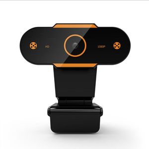 Full HD 1080P 2K Webcam USB С микрофоном мини-компьютерная камера, гибкая поворотная для ноутбуков, настольная веб-камера онлайн-образование