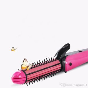 Three-in-one Hair Straightener Curling Irons Straightening Corrugation Board Curling Styling Tools Fries Hair Curlers free shipping
