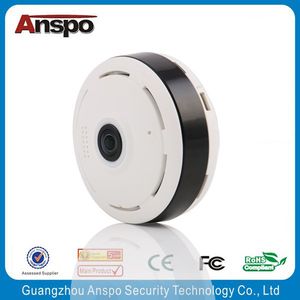 Anspo ワイヤレス HD フィッシュアイ IP カメラ 960P 360 度パノラマセキュリティカメラ 1.3MP ベビーモニター Wedcam