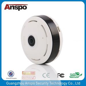 Anspo Wireless HD FishEye IP Camera 960P 360 Graus Câmera de Segurança Panorâmica 1.3MP Baby Monitor Wedcam