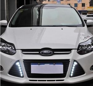Hochleistungs-led-fokus Licht großhandel-Wasserdichte High Power V Auto LED DRL Lampe LED Tag Lauf Light Auto Styling für Ford Fox Focus Paar Nebellampe