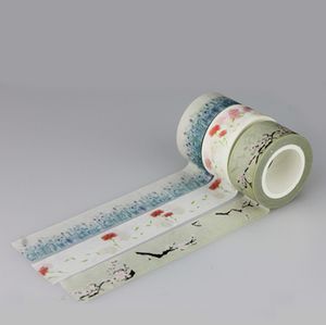 2016 Adhesive Tapes Flor Imprimir fita fita decorativa DIY etiqueta japonesa fitas adesivas de máscara