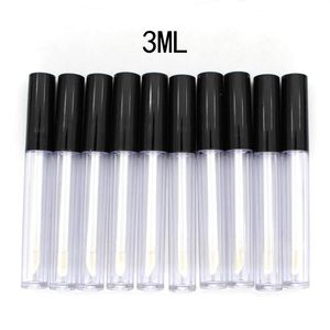 US Stock 50pcs/lot 3ml Plastic Lip Gloss Tube Small Lipstick Tube with Leakproof Inner Sample Cosmetic Container DIY