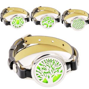 Aromaterapia difusor de óleo essencial pulseiras purificador de ar pulseira com pulseiras de couro 5 peças almofadas de feltro coloridas frete grátis