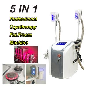 Multi-functional cool cryo cavitation rf vertical cryolipolysis fat freezing slimming beauty machine for home use