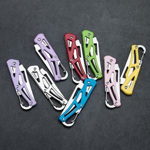 Pocket Kniv Camp Folding Knives Stainless Steel EDC Fruit Cut Hunting Survival Multi Utility Portable Colors Mix YAF1