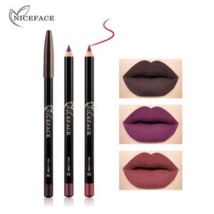 12 Cores Marca Lip Lápis Fosco Lipliner Lápis À Prova D 'Água Maquiagem Lábios 2018 Fosco Batom Lip Liner Caneta Suave DHL 600 pçs / lote