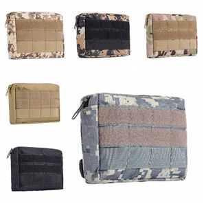 Nylon impermeável tático saco de cintura ao ar livre camping caminhadas táticas bolsa de viagem portátil camuflagem tática sundries pack dh0839