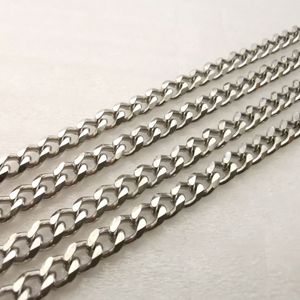 5 Stück Lot 5mm/8mm 24'' Edelstahl silber glänzend Panzerkette Halskette Herrenmode coole Schmuckgeschenke hochwertig glänzend