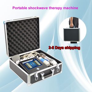 Bärbar akustisk Shockwave Therapy Machine Extrakorporeal Shock Wave System Fysisk kroppsmassage Koppla av axel smärtstillande borttagningsanordning