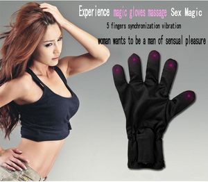 Wholesale vibrating massage gloves for sale - Group buy Erotic Sexy Magic Massage Glove Sex Toy Vibrating Fingers Right Hand Fukuoku
