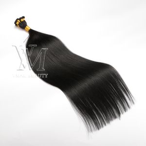 VMAE Full Cuticle single donor European Burgundy Blonde brown double drawn g Russian Virgin Hand Tied Weft Human Hair Extensions