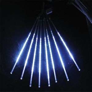 Stringa di luci di Natale Lucine per esterni Festone Led Meteor Shower Light Decorazione Ghirlanda di strada Festa di nozze di Halloween CRESTECH