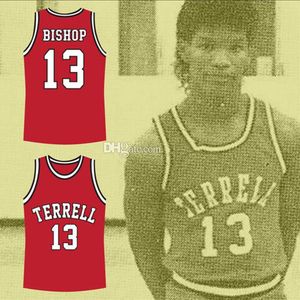 Eric Bishop Jamie Foxx Terrell Tigers 13 High School Maglia da basket retrò da uomo Cucita personalizzata Qualsiasi numero Nome maglie