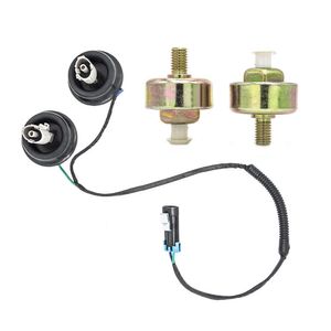 2 Knock Sensor with Harness Pair Kit for Chevy Silverado1500 GMC Sierra Cadillac