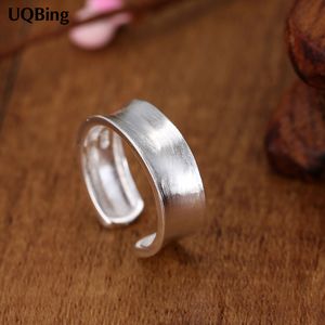 Nya ankomster 925 Sterling Silver Rings Band för Women Girl Jewelry Rings Justerbart öppet finger