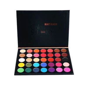 Hot Makeup Beauty Glazed Color Studio 35Colors Eyeshadow Palette Pressed Powder Eyeshadow DHL Frakt