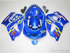 ZXMOTOR Kit carena per SUZUKI GSXR600 GSXR750 SRAD 1996-2000 blu giallo GSXR 600 750 96 97 98 99 00 carene FG47