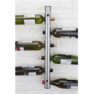 Yaratıcı Şarap Rafı Tutucular 12 Delik Ev Bar Duvar Üzüm Şarap Şişesi Tutucu Ekran Stand Raf Süspansiyon Depolama Organizatör Tercihi