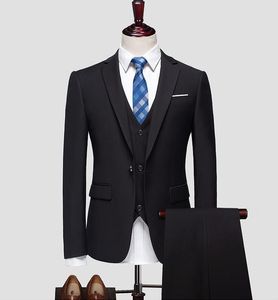 Smoking da sposo nero su misura con risvolto Groomsmen da uomo Abito da sposa uomo Moda giacca da uomo Blazer Completo da 3 pezzi (giacca + pantaloni + gilet + cravatta) 248