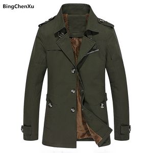 Thick Mens Winter Jacket High Quality Solid Padded Warm Casual Jacket New Fashion Cotton Army Outdoors Clothes Dropshipping 1029MX191012