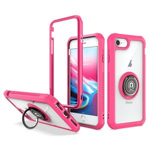 Wholesale covers for computers for sale - Group buy For LG K51 Stylo A20 G Stylus Phone Case Clear TPU Bumper PC Hard Back Cover Magnetic Ring Car Holder A