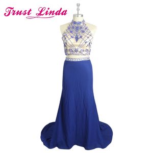 Real Mermaid Firando Chiffon Longo Vestido de Noite Prom Vestido Adulto Support personalizado