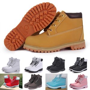 Hot Sale- fashion mens women winter boot Chestnut Triple Black womens work Martin snow combat boots bootie